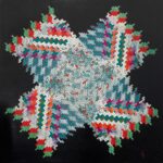 Blue Triangles & Stripes